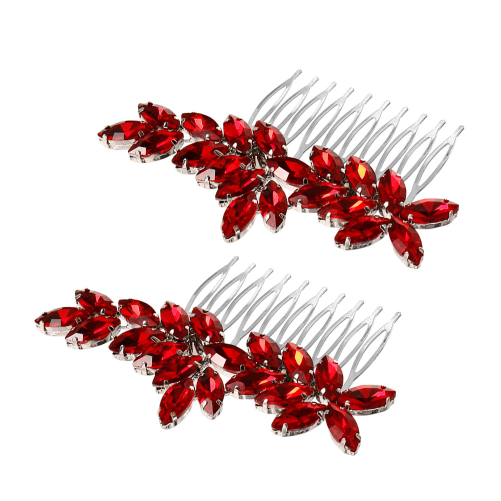 Women'S Formal Wear Accessories - 2개 세트 독특한 라인스톤 신부 헤어콤