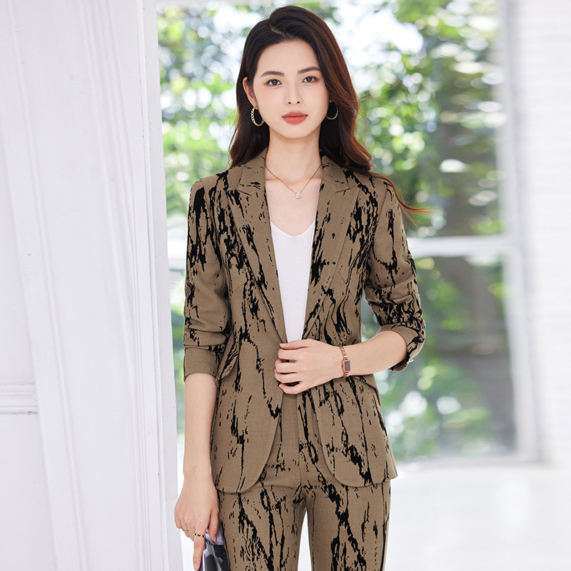 Women Formal Wear Look - 여성용 고급 정장 재킷, 봄과 가을