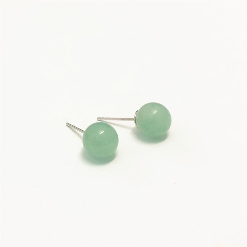 Women'S Formal Wear Accessories - 31BF 천연 크리스탈 라운드 구슬 귀걸이