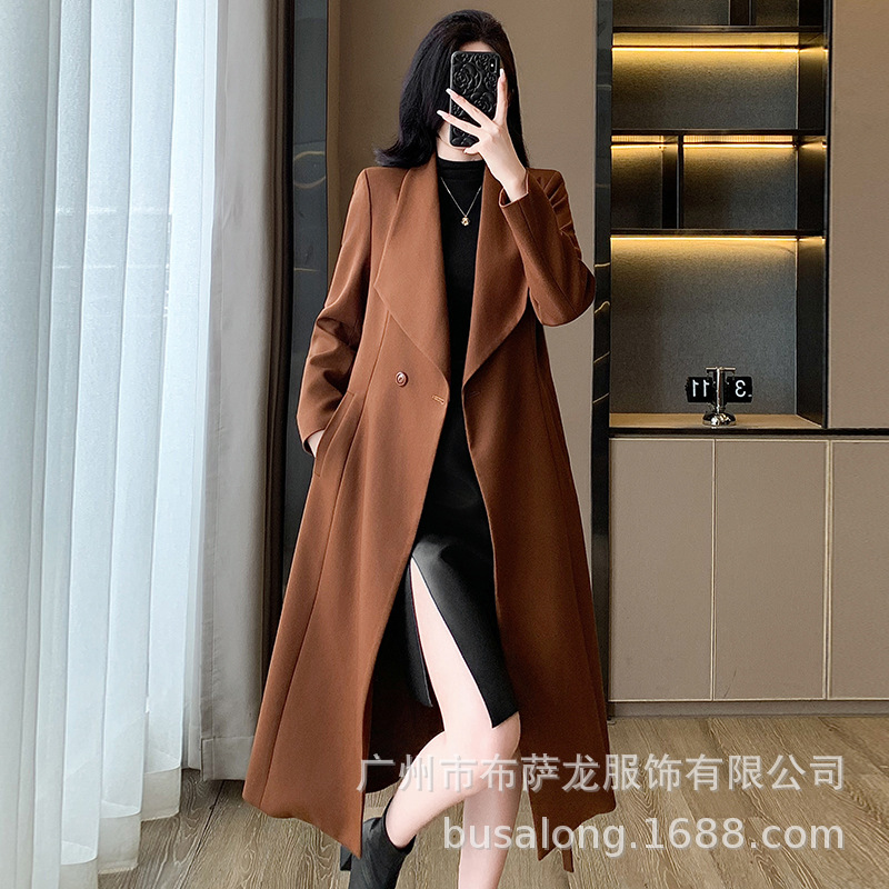 Women'S Office Formal Wear For Ladies - 2025년 신상 가을 겨울 여성 트렌치코트,
