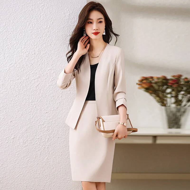 Women Formal Wear With Skirt - 스커트와 재킷이 포함된 여성 정장 비즈니스