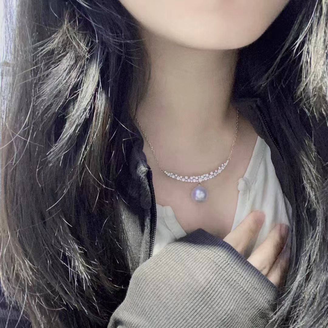 S925 스털링 실버 목걸이 부품, 보석 베이스 세팅, - Pearl Necklace Set 리뷰 및 가격