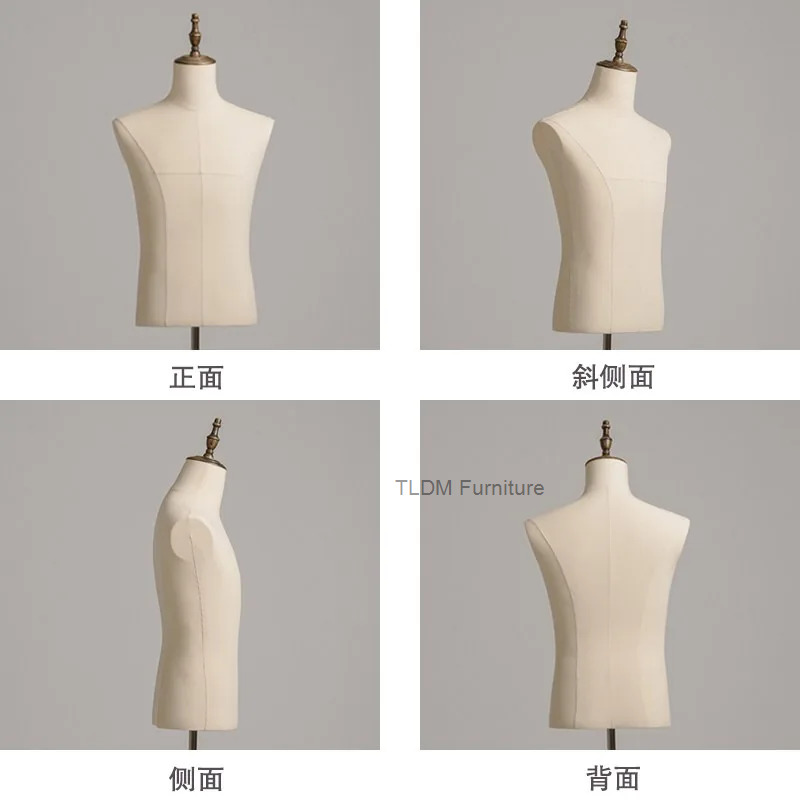 우아한 두꺼운 원단으로 덮인 남성 하프 마네킹, 비즈니 - Women Formal Wear Shop 리뷰 및 가격
