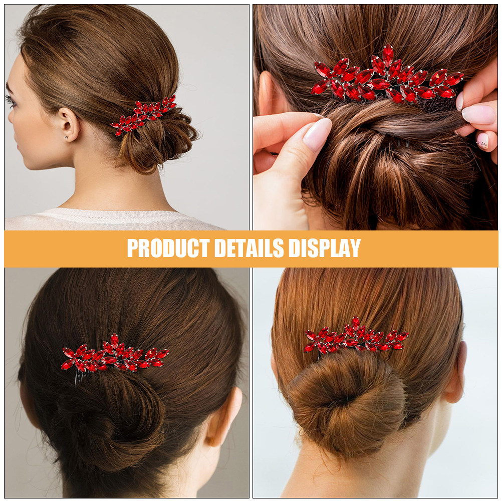2개 세트 독특한 라인스톤 신부 헤어콤 웨딩 헤드피스  - Women'S Formal Wear Accessories 리뷰 및 가격