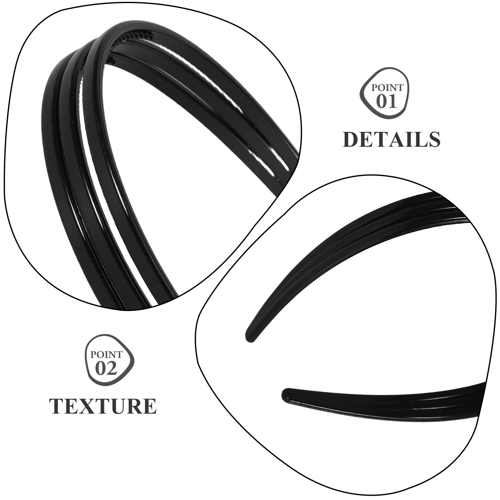 여성용 3중 레이어 톱니형 헤어밴드, 하루 종일 편안한 - Women'S Formal Wear Accessories 리뷰 및 가격