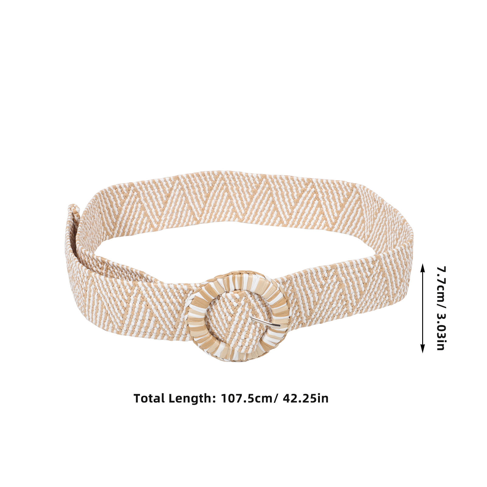 여성용 PP 스트로 탄성 꼬임 와이드 허리 벨트, 여름 - Women'S Formal Wear Accessories 리뷰 및 가격
