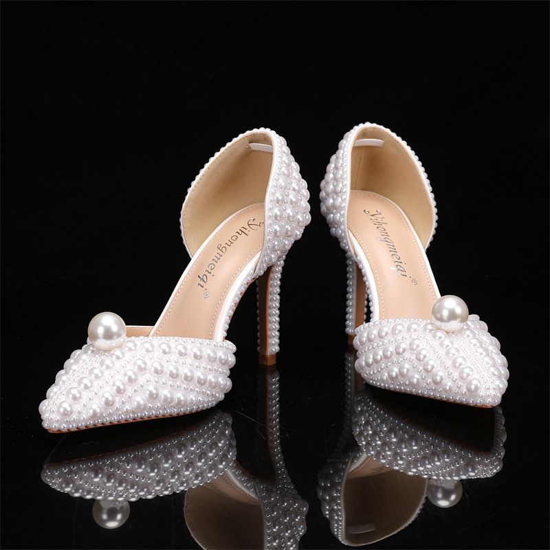 여성용 가방 및 신발 세트 진주 웨딩 슈즈 여성용 화이 - Women Formal Wear For Wedding 리뷰 및 가격
