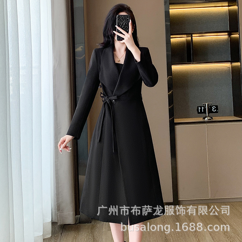 2025년 신상 가을 겨울 여성 트렌치코트, 유럽 스타 - Women'S Office Formal Wear For Ladies 리뷰 및 가격