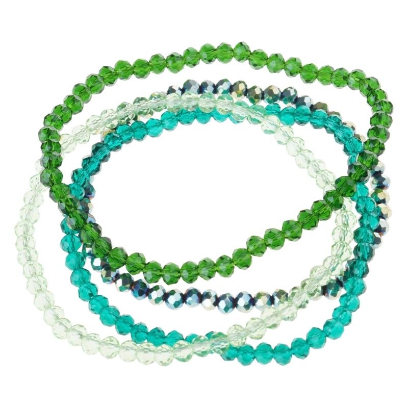 조정 가능한 여러 가지 빛깔의 크리스탈 팔찌 캐주얼 의 - Women'S Formal Wear Accessories 리뷰 및 가격