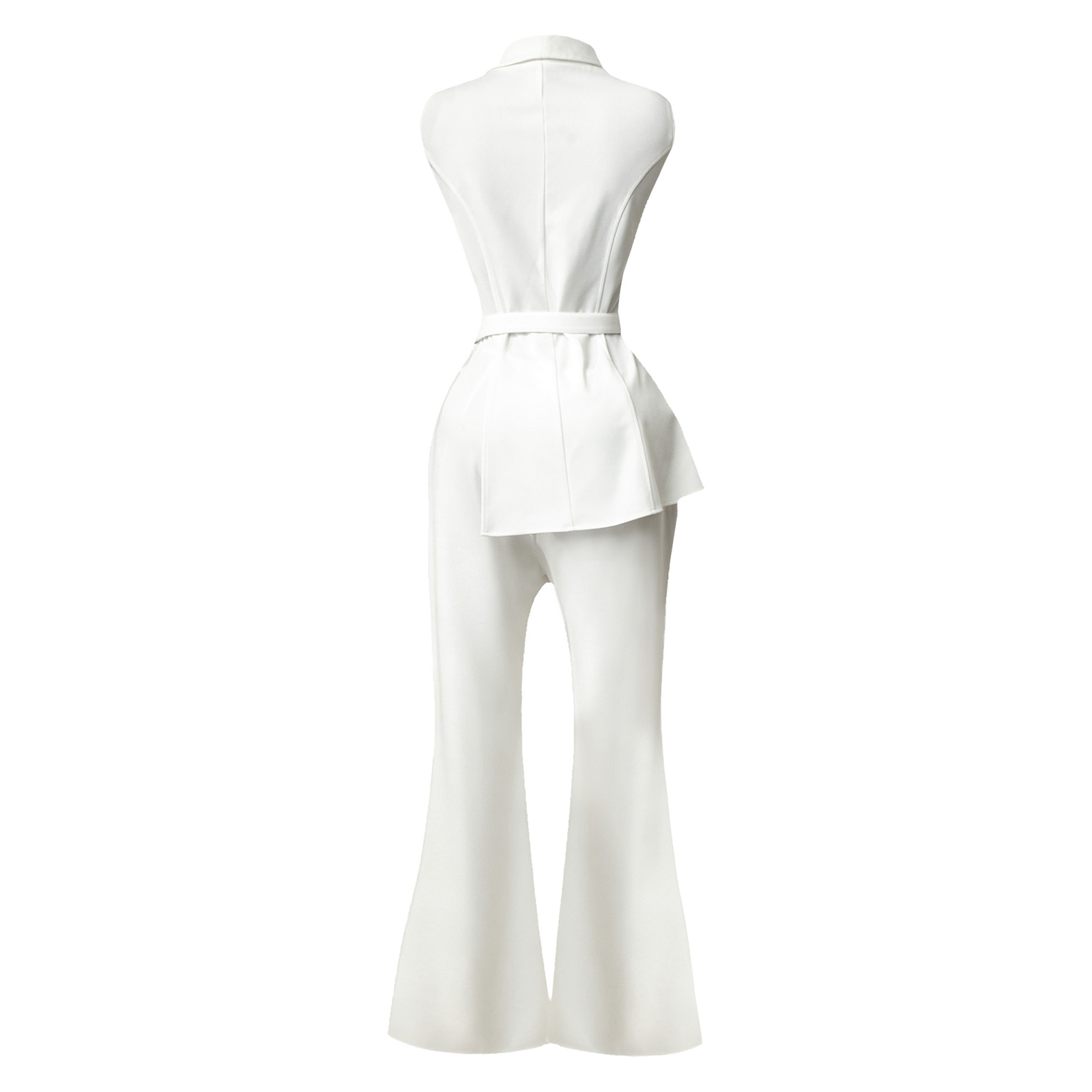 여성 민소매 라펠 V넥 지퍼 포멀 플레어 점프수트 (오 - Women Formal Wear Shop 리뷰 및 가격