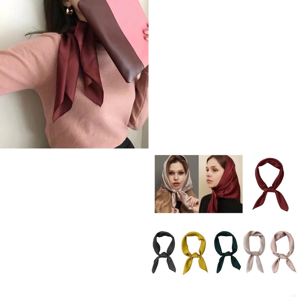 모조 실크 스카프 부드럽고 통기성 목 스카프 여성을위한 - Women'S Formal Wear Accessories 리뷰 및 가격
