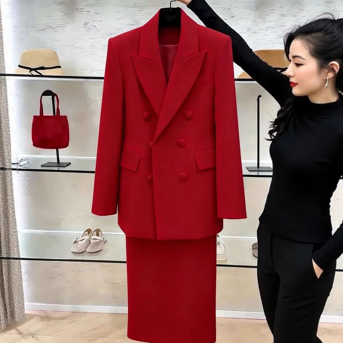 여성용 화이트 블레이저 수트 세트 2026년 봄 가을  - Women Formal Wear Set 리뷰 및 가격