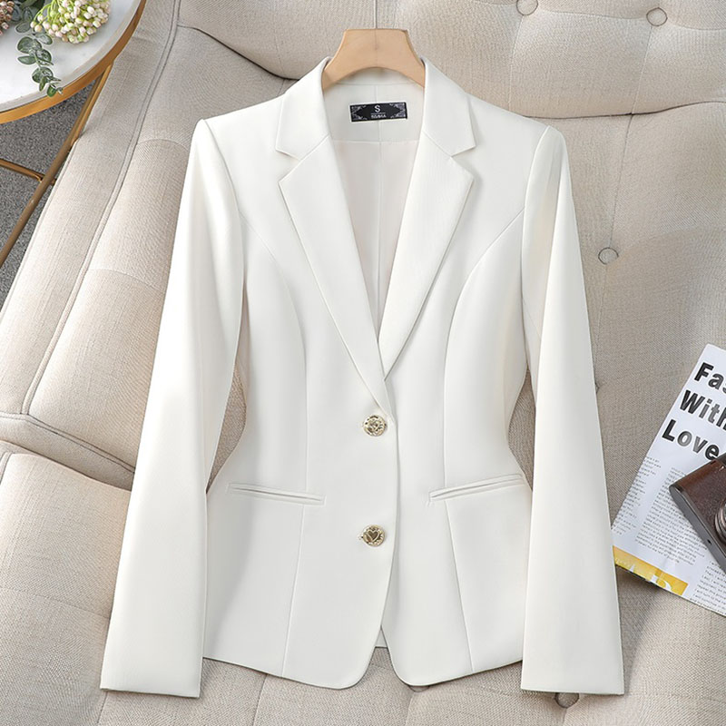 새로운 패션 여성 정장 블레이저 숙녀 싱글 브레스트 긴 - Women'S Office Formal Wear For Ladies 리뷰 및 가격
